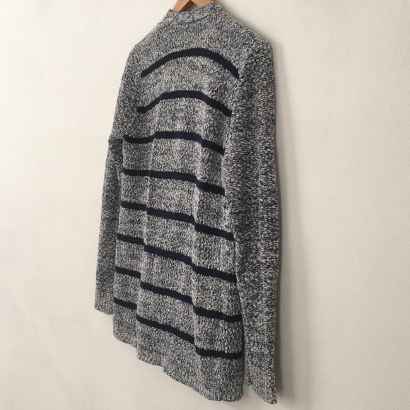 A Pea in the Pod Navy Speckled White Open Cardigan - Picture 5 of 7